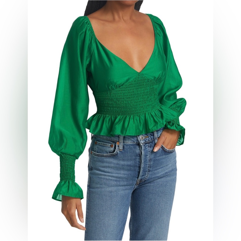 NWT Heartbreaker Smocked Blouse
